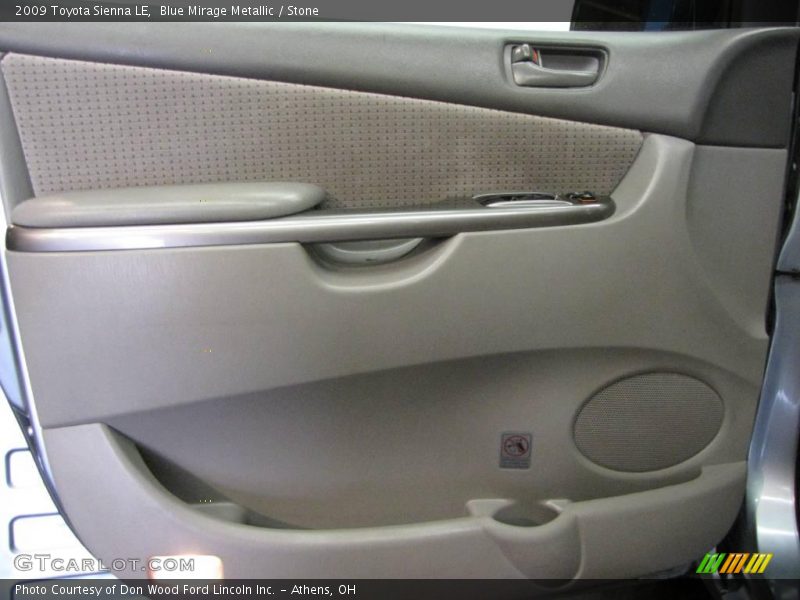 Blue Mirage Metallic / Stone 2009 Toyota Sienna LE