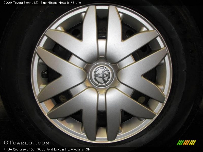 Blue Mirage Metallic / Stone 2009 Toyota Sienna LE