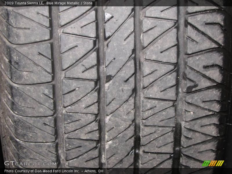 Blue Mirage Metallic / Stone 2009 Toyota Sienna LE