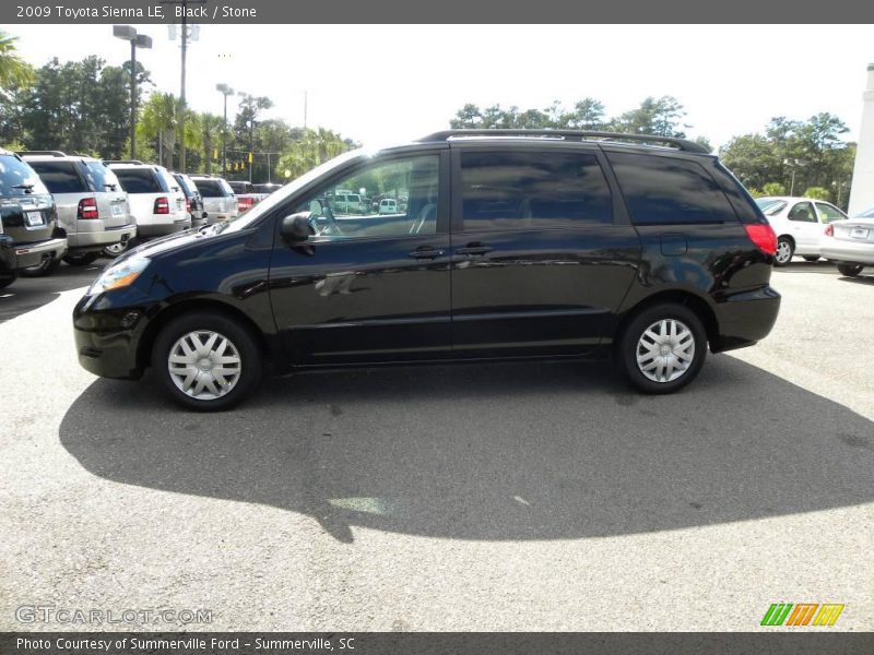 Black / Stone 2009 Toyota Sienna LE