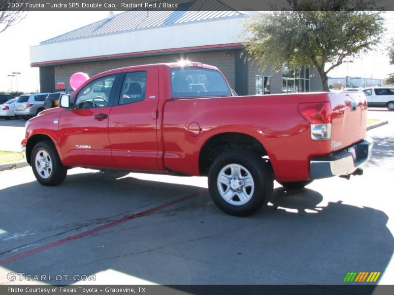 Radiant Red / Black 2007 Toyota Tundra SR5 Double Cab