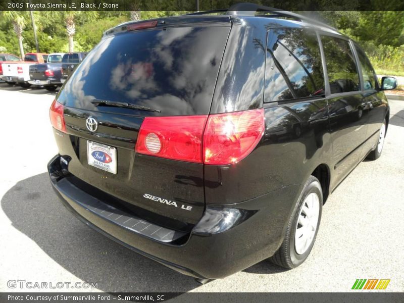 Black / Stone 2009 Toyota Sienna LE