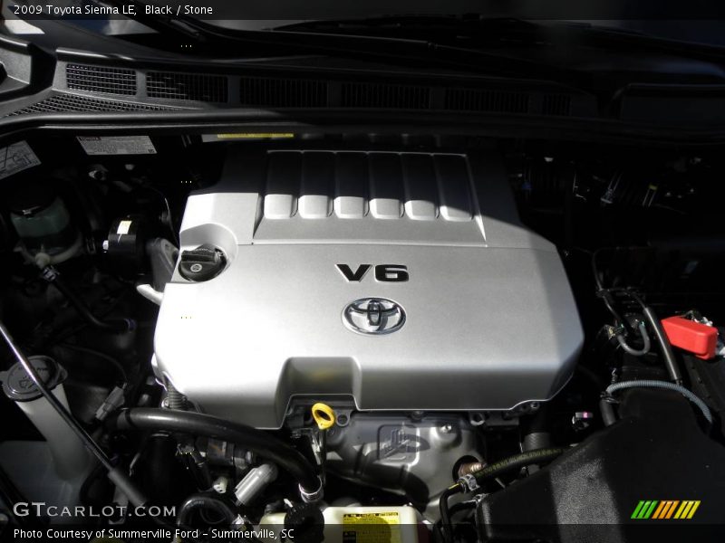 Black / Stone 2009 Toyota Sienna LE