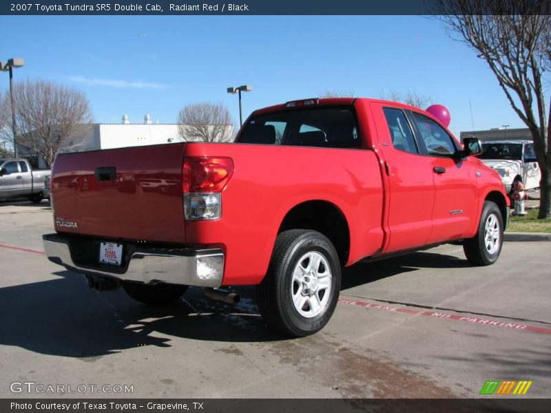Radiant Red / Black 2007 Toyota Tundra SR5 Double Cab