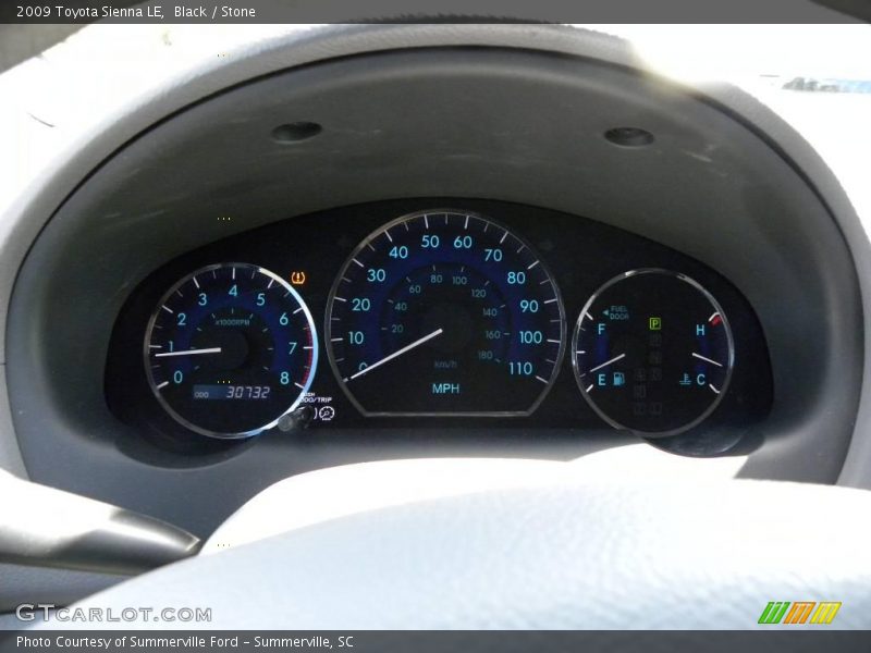Black / Stone 2009 Toyota Sienna LE