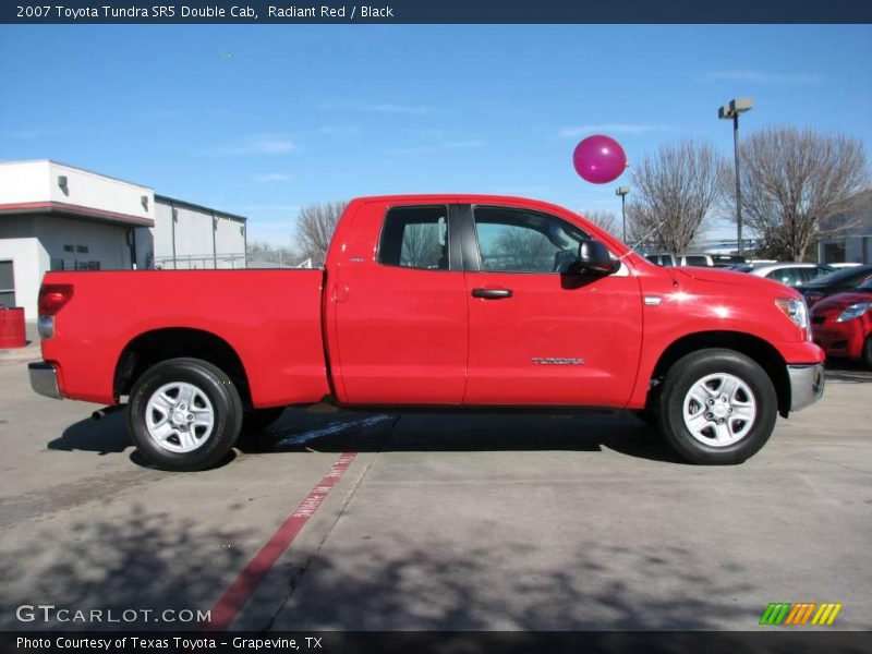 Radiant Red / Black 2007 Toyota Tundra SR5 Double Cab
