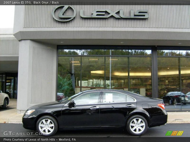 Black Onyx / Black 2007 Lexus ES 350