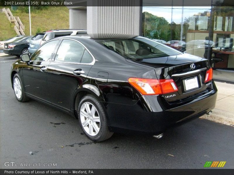 Black Onyx / Black 2007 Lexus ES 350