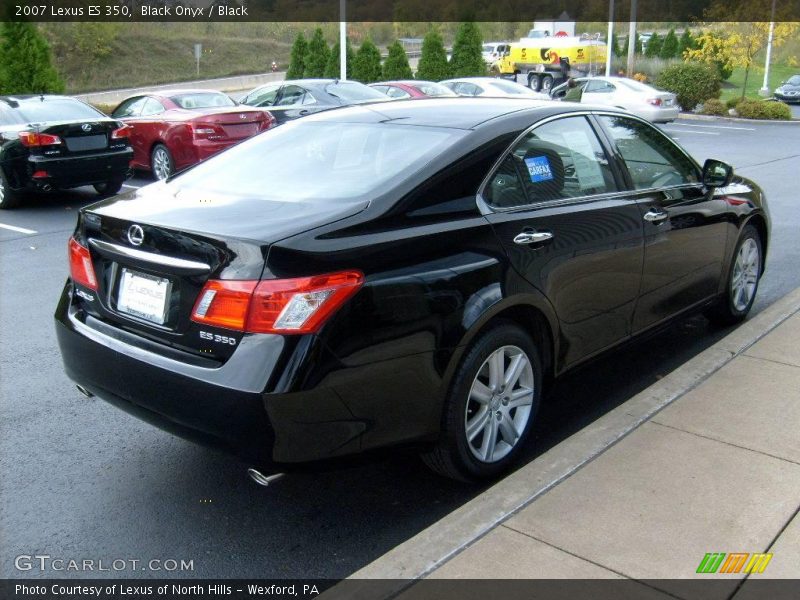 Black Onyx / Black 2007 Lexus ES 350