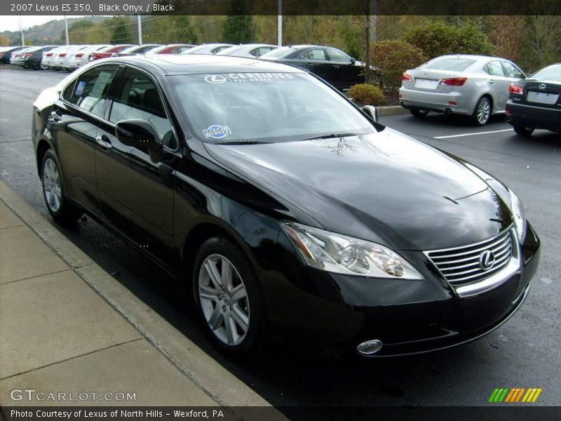 Black Onyx / Black 2007 Lexus ES 350