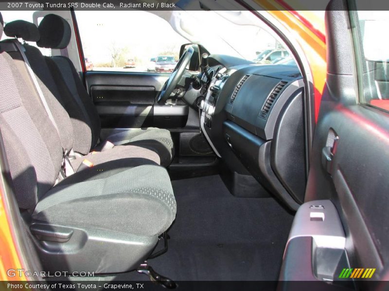 Radiant Red / Black 2007 Toyota Tundra SR5 Double Cab