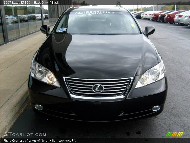 Black Onyx / Black 2007 Lexus ES 350