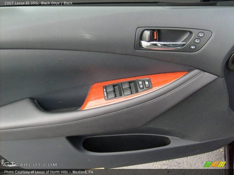 Black Onyx / Black 2007 Lexus ES 350