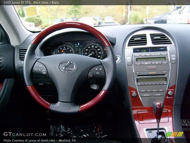Black Onyx / Black 2007 Lexus ES 350