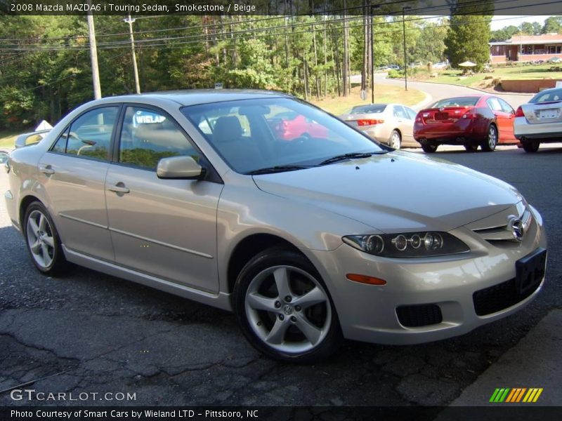 Smokestone / Beige 2008 Mazda MAZDA6 i Touring Sedan