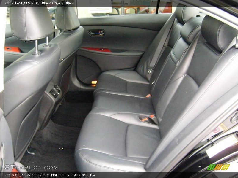 Black Onyx / Black 2007 Lexus ES 350