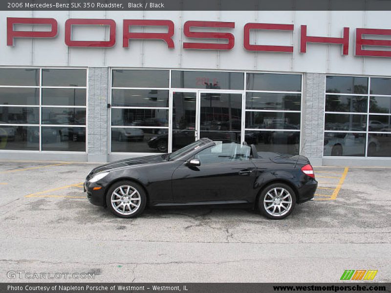 Black / Black 2006 Mercedes-Benz SLK 350 Roadster