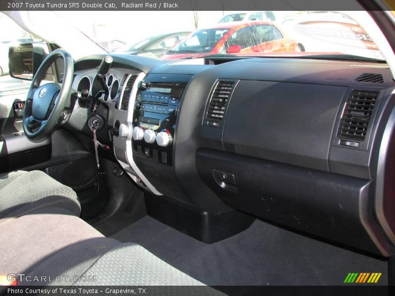 Radiant Red / Black 2007 Toyota Tundra SR5 Double Cab