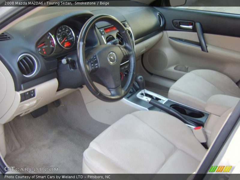 Smokestone / Beige 2008 Mazda MAZDA6 i Touring Sedan