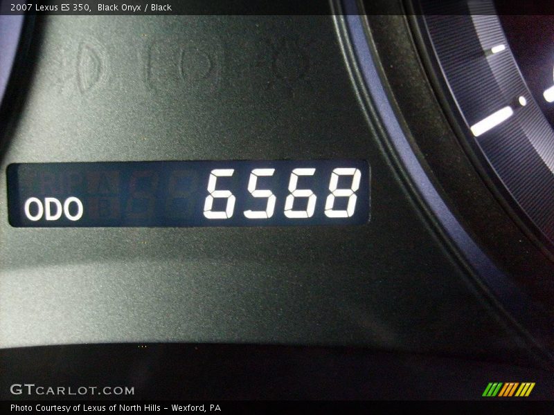 Black Onyx / Black 2007 Lexus ES 350