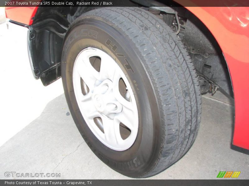 Radiant Red / Black 2007 Toyota Tundra SR5 Double Cab