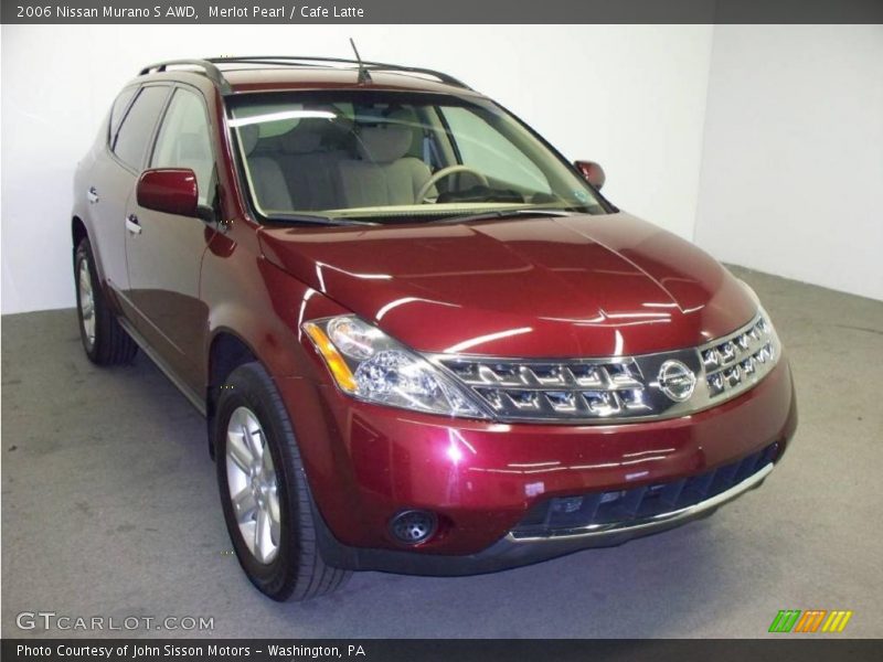 Merlot Pearl / Cafe Latte 2006 Nissan Murano S AWD
