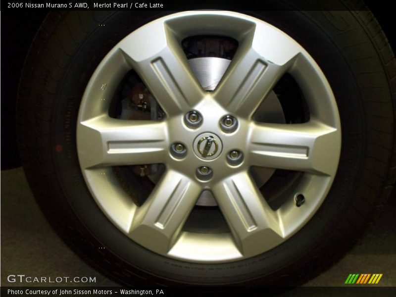 Merlot Pearl / Cafe Latte 2006 Nissan Murano S AWD