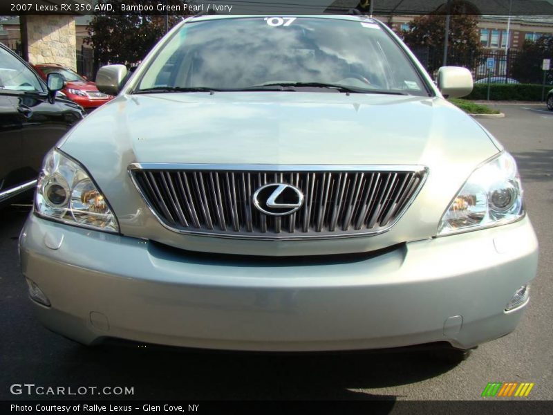 Bamboo Green Pearl / Ivory 2007 Lexus RX 350 AWD