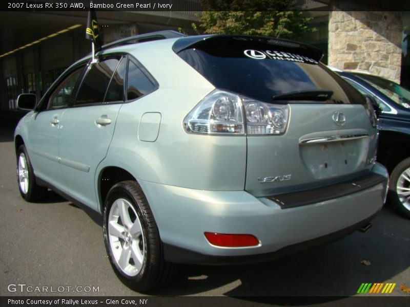 Bamboo Green Pearl / Ivory 2007 Lexus RX 350 AWD