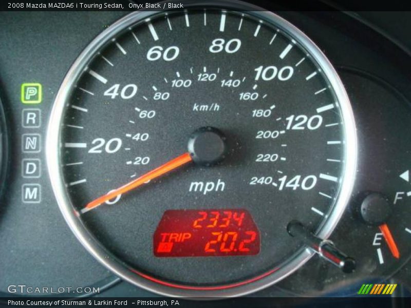 Onyx Black / Black 2008 Mazda MAZDA6 i Touring Sedan