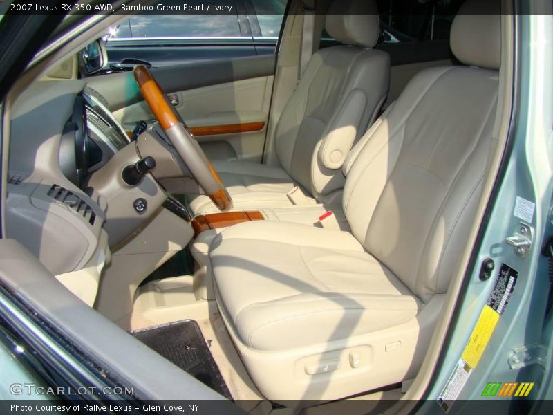 Bamboo Green Pearl / Ivory 2007 Lexus RX 350 AWD