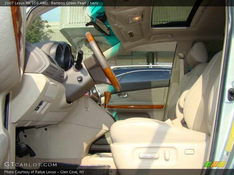 Bamboo Green Pearl / Ivory 2007 Lexus RX 350 AWD