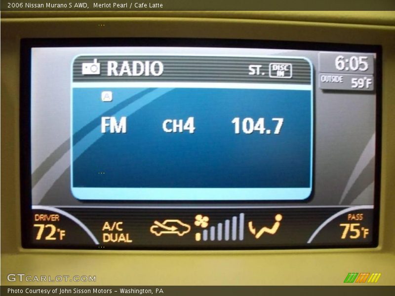 Merlot Pearl / Cafe Latte 2006 Nissan Murano S AWD