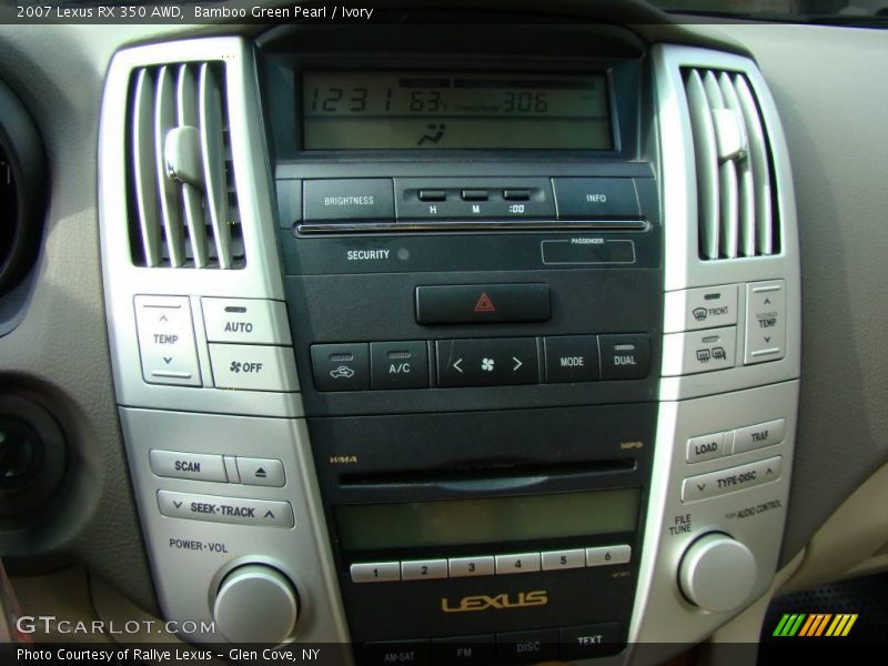 Bamboo Green Pearl / Ivory 2007 Lexus RX 350 AWD