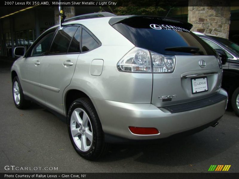 Millennium Silver Metallic / Light Gray 2007 Lexus RX 350 AWD