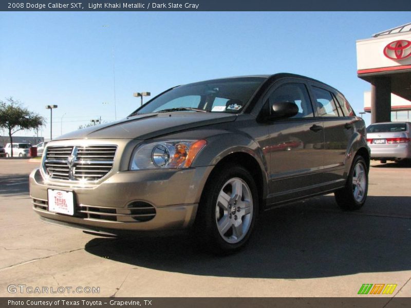 Light Khaki Metallic / Dark Slate Gray 2008 Dodge Caliber SXT