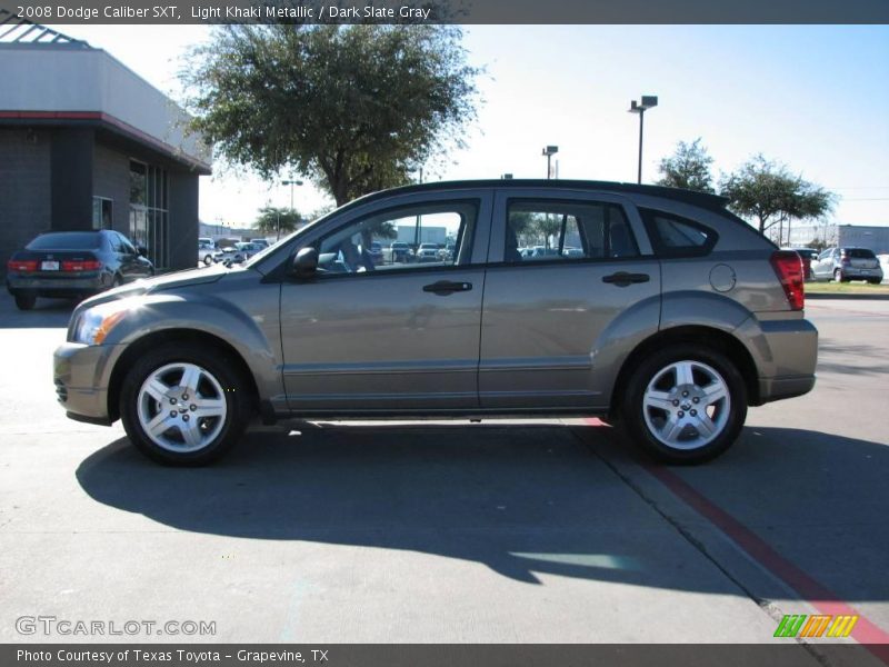 Light Khaki Metallic / Dark Slate Gray 2008 Dodge Caliber SXT