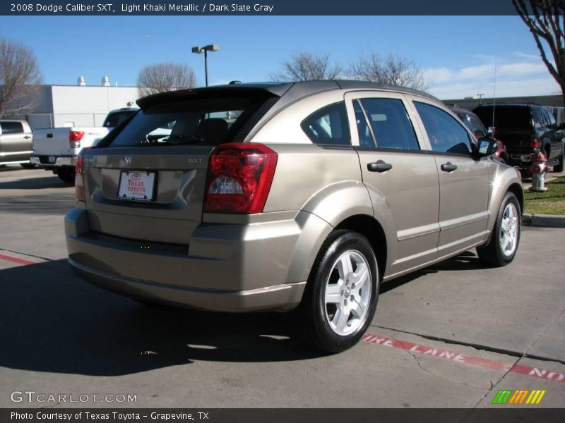 Light Khaki Metallic / Dark Slate Gray 2008 Dodge Caliber SXT