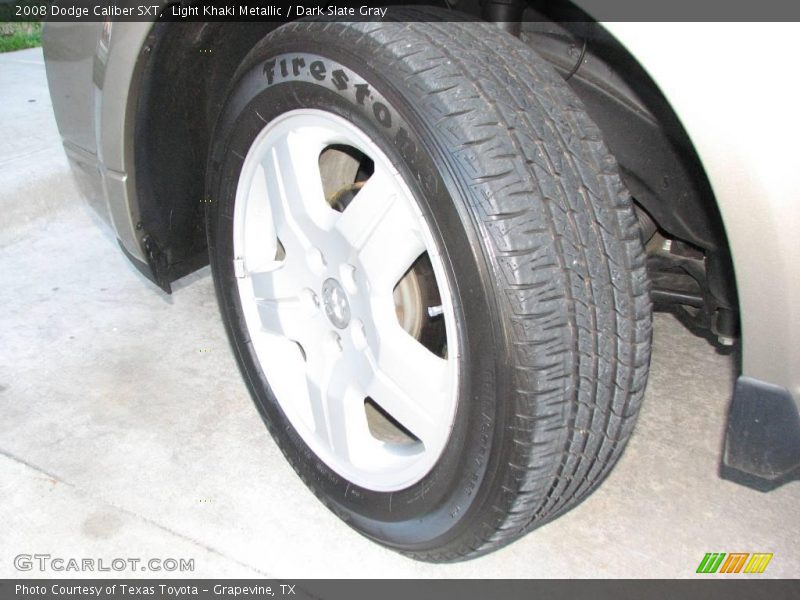 Light Khaki Metallic / Dark Slate Gray 2008 Dodge Caliber SXT