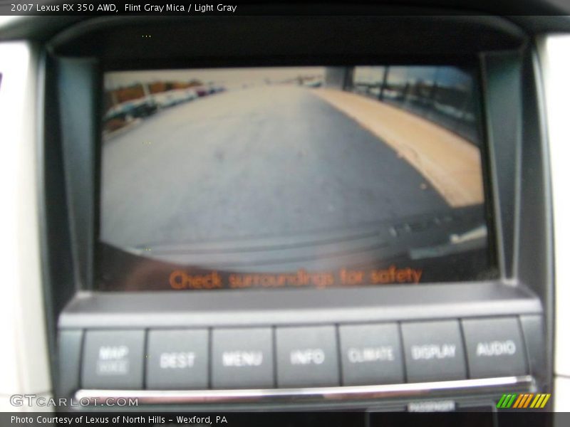 Flint Gray Mica / Light Gray 2007 Lexus RX 350 AWD