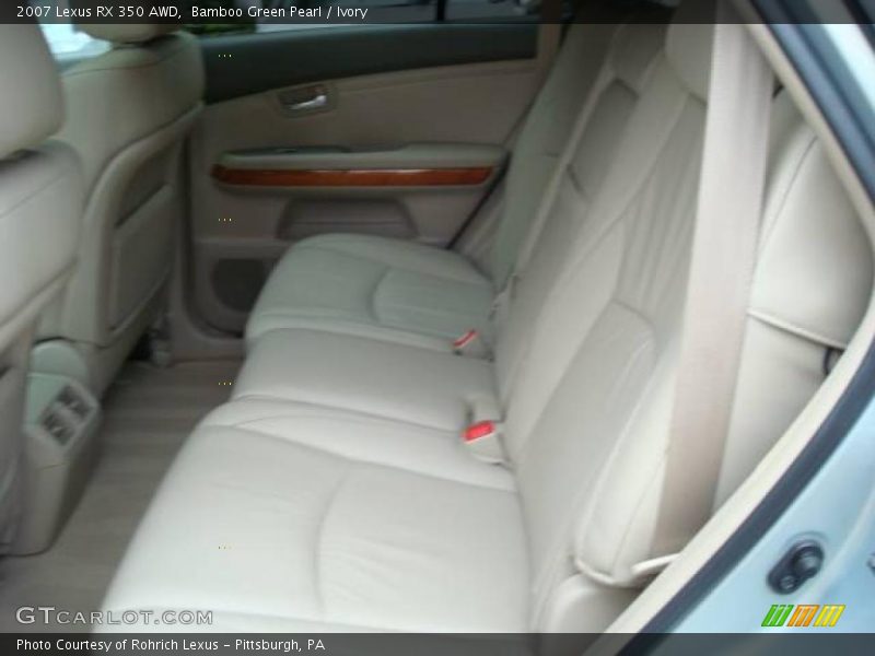 Bamboo Green Pearl / Ivory 2007 Lexus RX 350 AWD