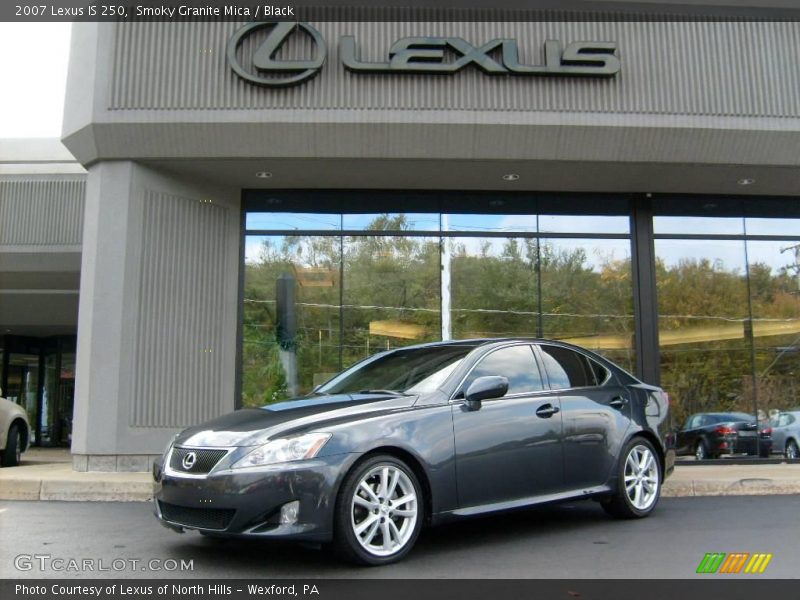 Smoky Granite Mica / Black 2007 Lexus IS 250