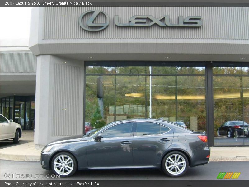 Smoky Granite Mica / Black 2007 Lexus IS 250