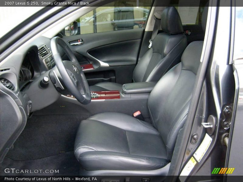 Smoky Granite Mica / Black 2007 Lexus IS 250