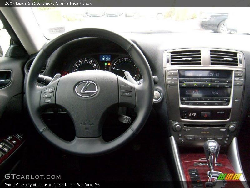 Smoky Granite Mica / Black 2007 Lexus IS 250