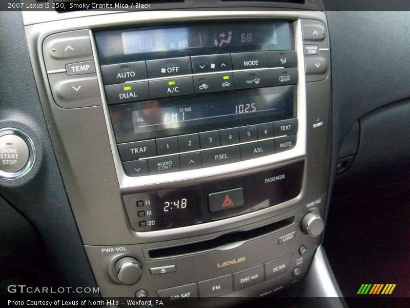 Smoky Granite Mica / Black 2007 Lexus IS 250