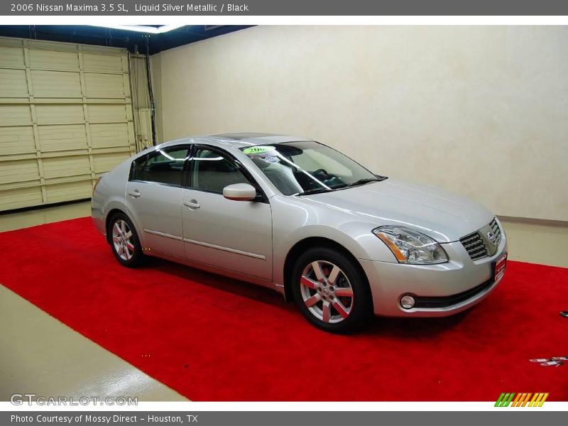 Liquid Silver Metallic / Black 2006 Nissan Maxima 3.5 SL