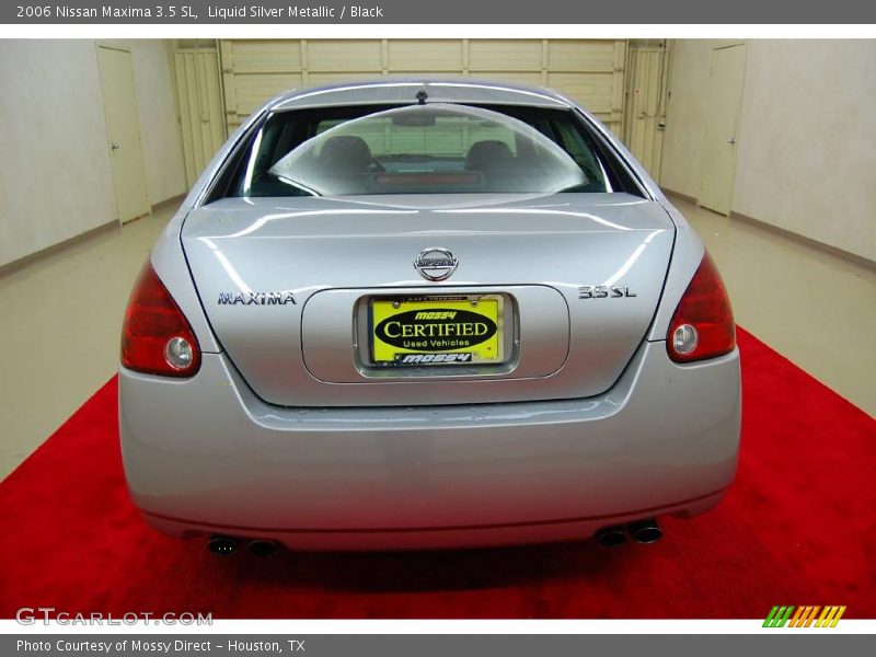 Liquid Silver Metallic / Black 2006 Nissan Maxima 3.5 SL