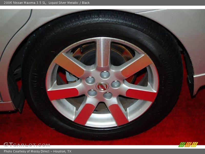Liquid Silver Metallic / Black 2006 Nissan Maxima 3.5 SL