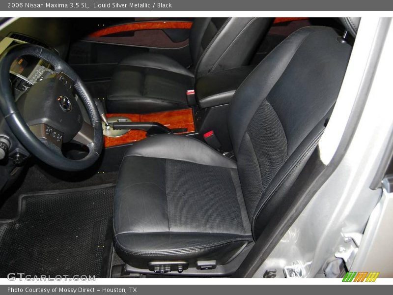 Liquid Silver Metallic / Black 2006 Nissan Maxima 3.5 SL